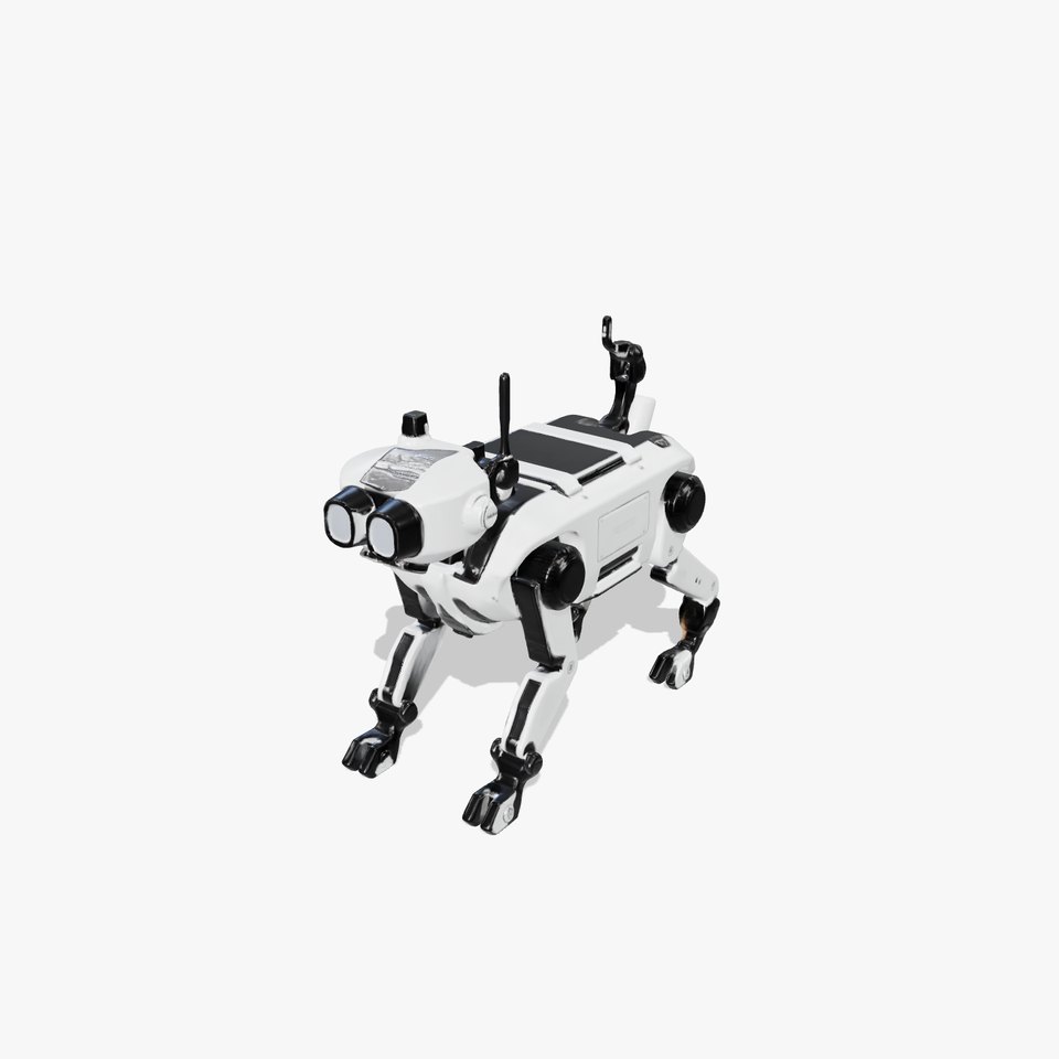 Explorer Robot Dog with Advanced Sensor model pack